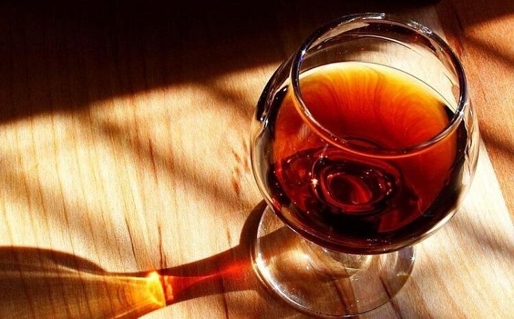 cognac to eliminate parasites from the body