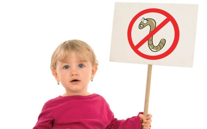 Prevention will save a child from worm infection. 